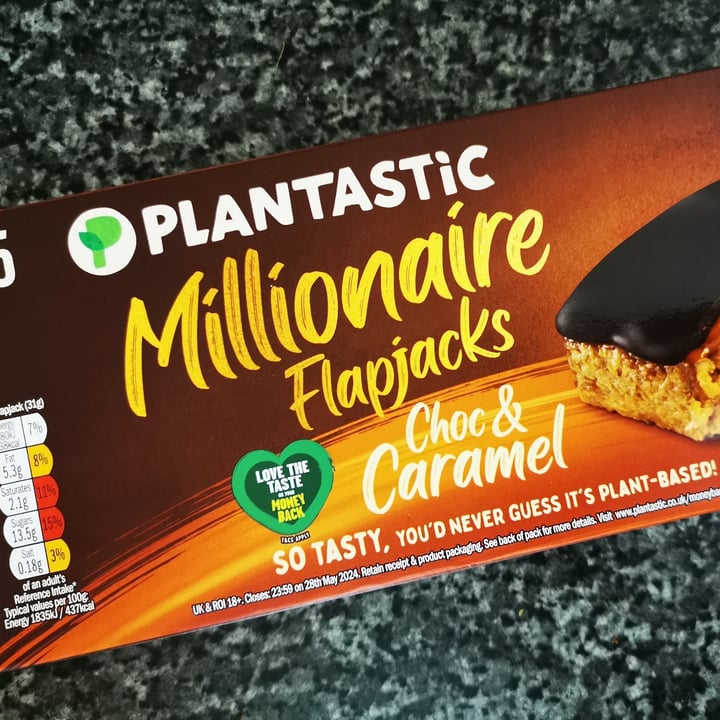 photo of Plantastic Millionaire Flapjacks shared by @kimalexis1981 on  14 Sep 2023 - review