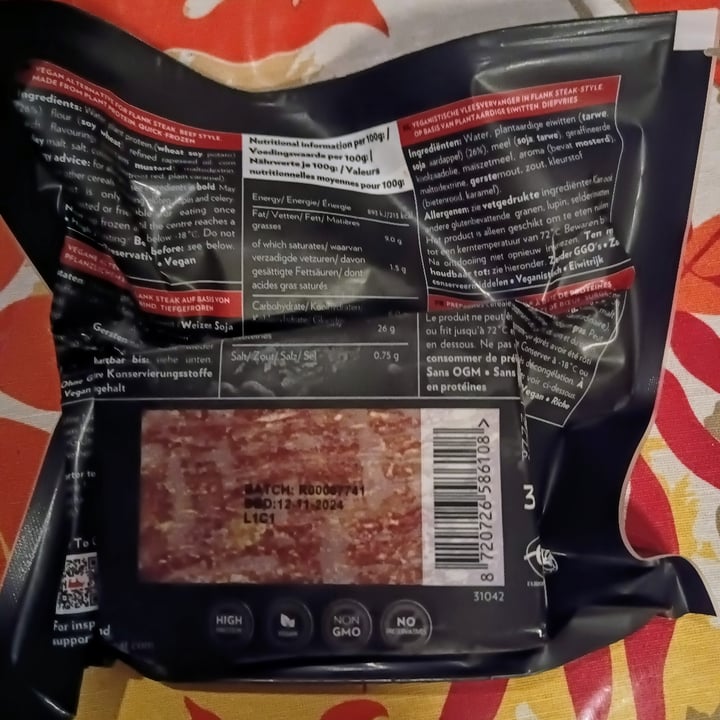 photo of Redefine Meat redefine meat beef flank shared by @ivanocirillo on  13 Oct 2024 - review