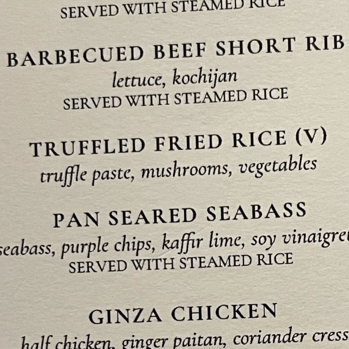 photo of KOMA Singapore Truffled Fried Rice shared by @vegphilosopher on  21 Apr 2025 - review