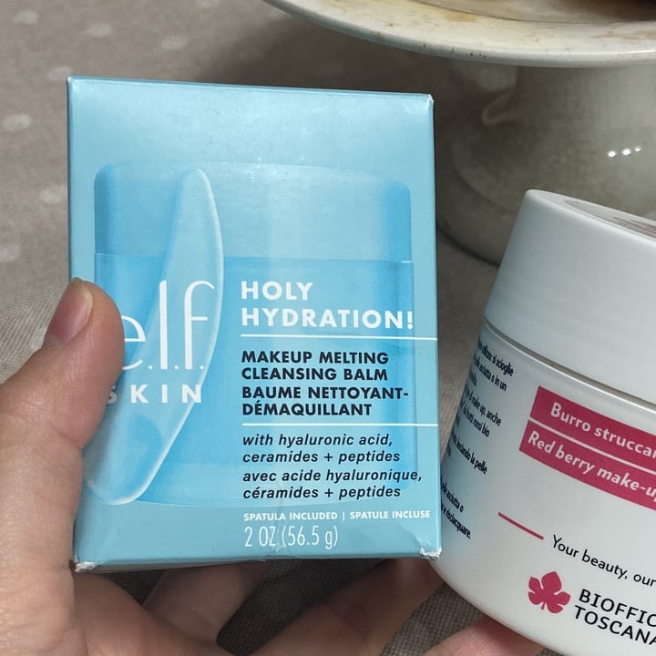 photo of e.l.f. Cosmetics Holy hydration! Make Up Melting Cleansing Balm shared by @chiaranaive on  17 Jan 2024 - review
