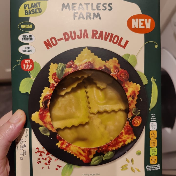 photo of Meatless Farm No-Duja Ravioli shared by @plumesworld on  26 Nov 2023 - review
