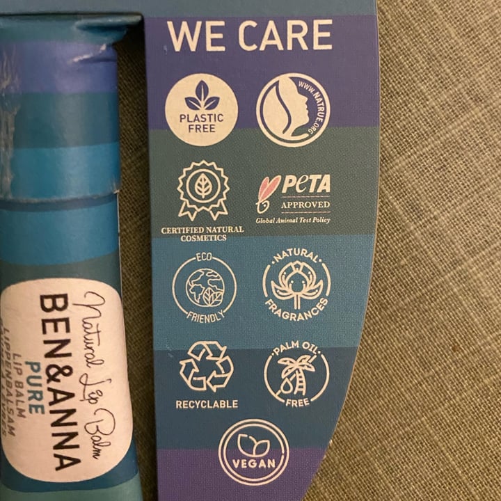 photo of Ben & Anna lip balm shared by @essemme on  28 Jun 2024 - review