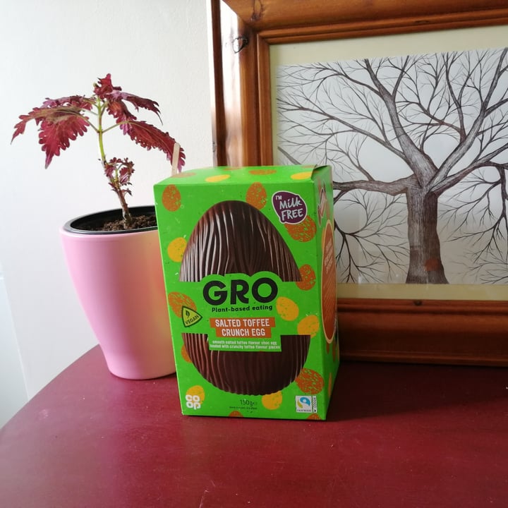 photo of GRO salted toffee crunch egg shared by @veganty on  01 Apr 2024 - review