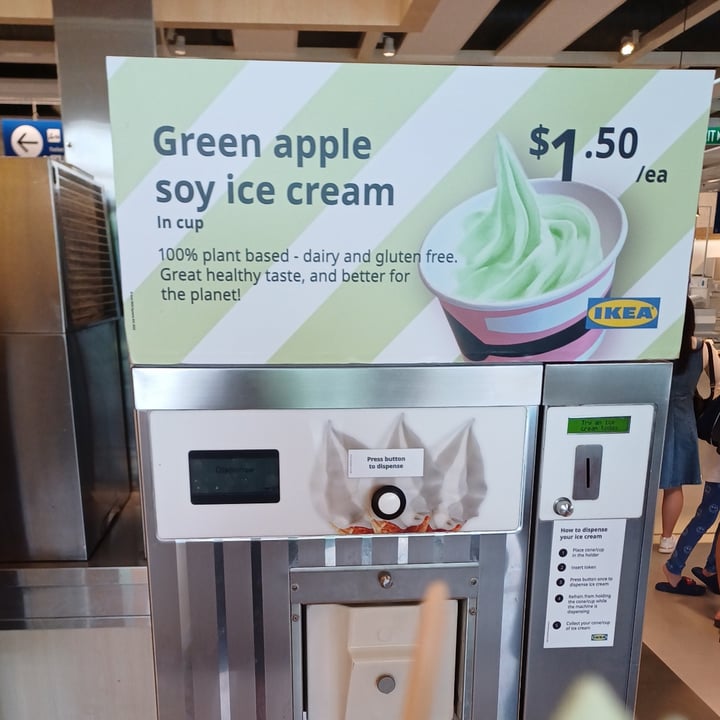 photo of IKEA Tampines Green Apple Soy Ice Cream shared by @yiersansiwu on  10 Mar 2025 - review