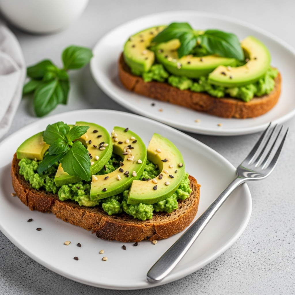 Delicious Creamy Vegan Avocado Toast