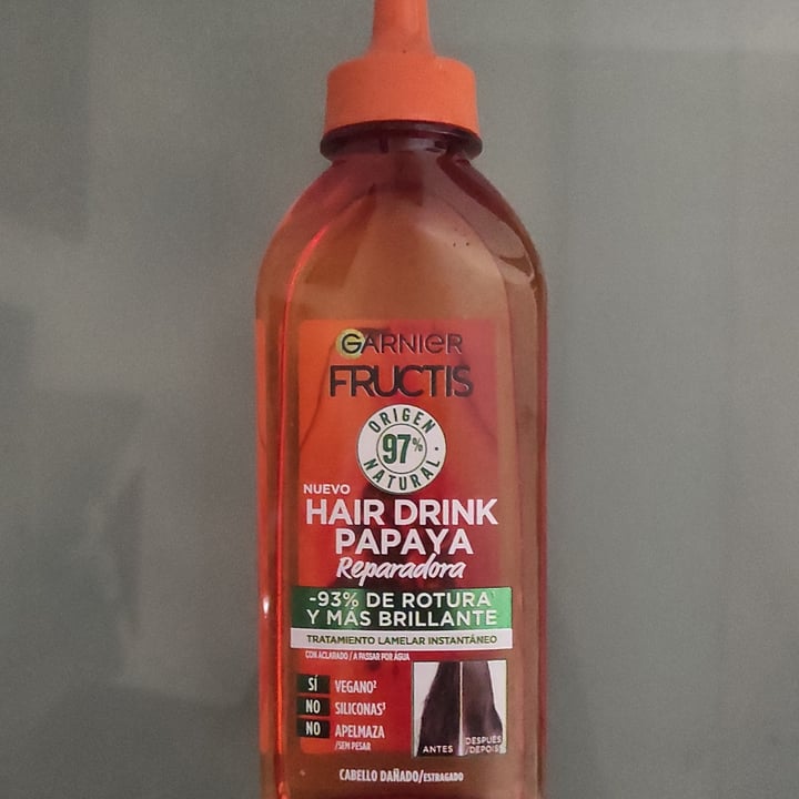 photo of Garnier Hair Drink Papaya shared by @rebeca-rs on  18 Oct 2023 - review