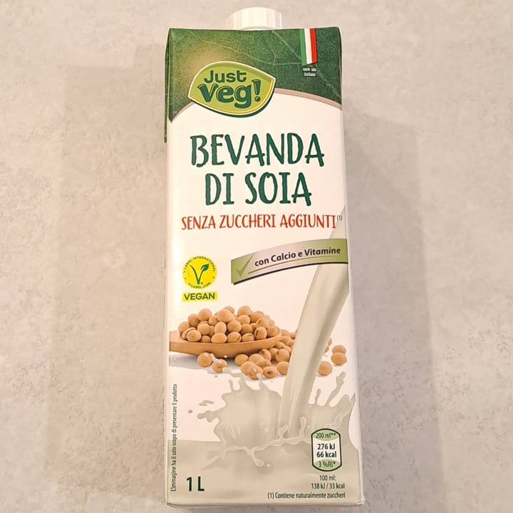 photo of Just Veg! (ALDI Italy) Bevanda di Soia senza zuccheri aggiunti shared by @orsolapi on  19 Mar 2024 - review