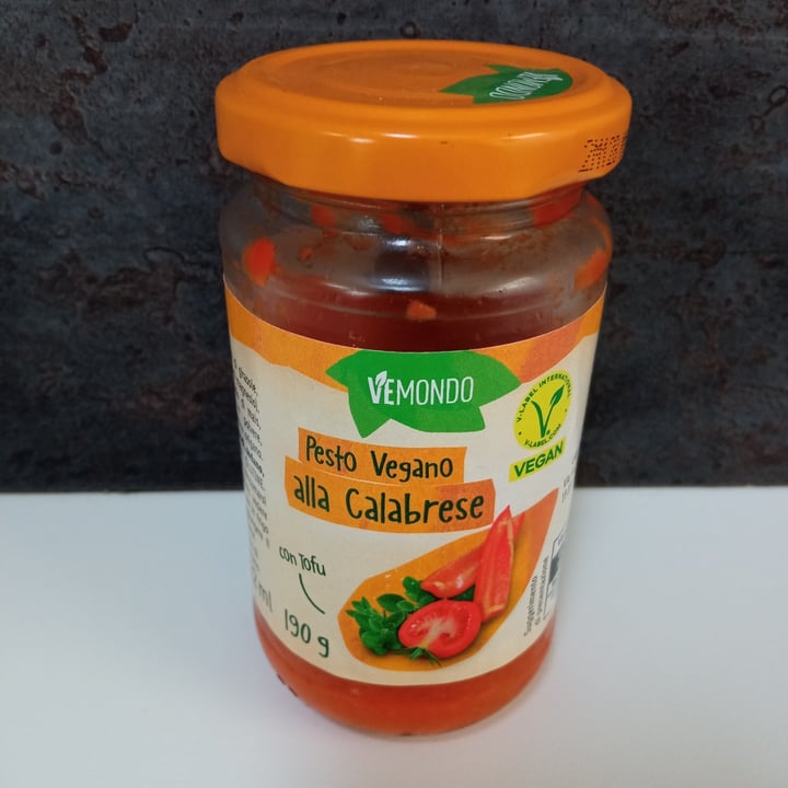 photo of Vemondo Salsa Pesto a la Calabresa shared by @stefymeroni on  06 Jan 2024 - review