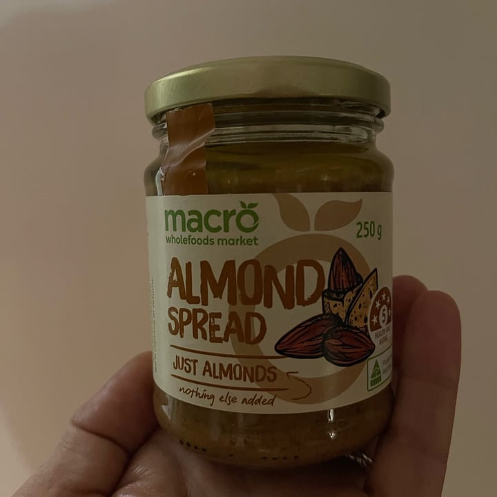 photo of Macro Wholefoods Market Almond Spread shared by @paologemma on  07 Oct 2023 - review