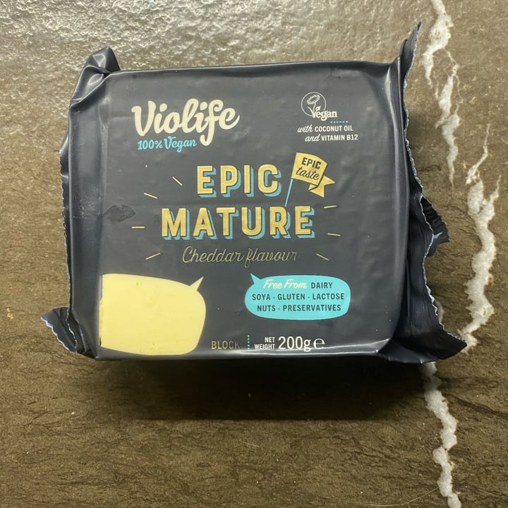 photo of Violife Epic Mature Cheddar flavour shared by @elisabetta76 on  05 Oct 2023 - review
