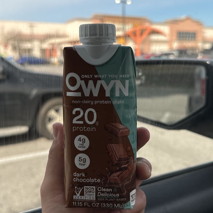 photo of OWYN Protein Drink Dark Chocolate shared by @jimmeh on  18 Jan 2024 - review