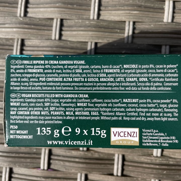 photo of Grisbí Vegan Gianduia shared by @salsedine on  12 Sep 2025 - review