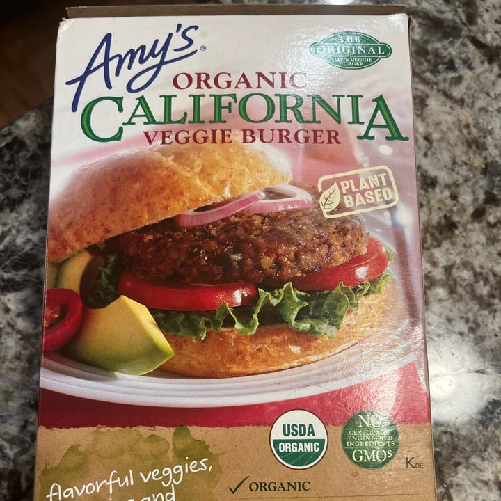 photo of Amy’s Organic California Veggie Burger shared by @veggie5 on  02 Jan 2025 - review