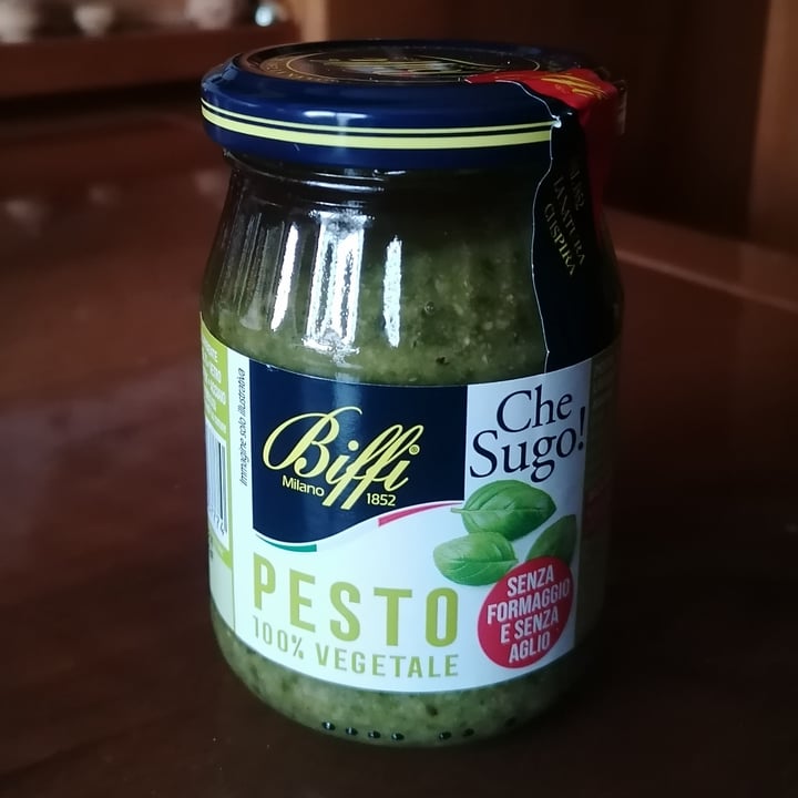 photo of Biffi Che Sugo! Pesto 100% Vegetale Senza Formaggio Jar shared by @francesca96 on  10 Mar 2024 - review