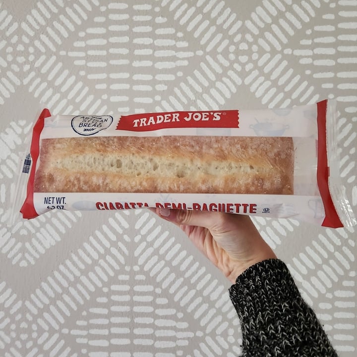 photo of Trader Joe's Ciabatta Demi-Baguette shared by @rosieb33 on  15 Oct 2023 - review
