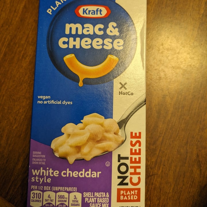 photo of Kraft vegan mac & cheese white cheddar shared by @edav334 on  07 May 2024 - review
