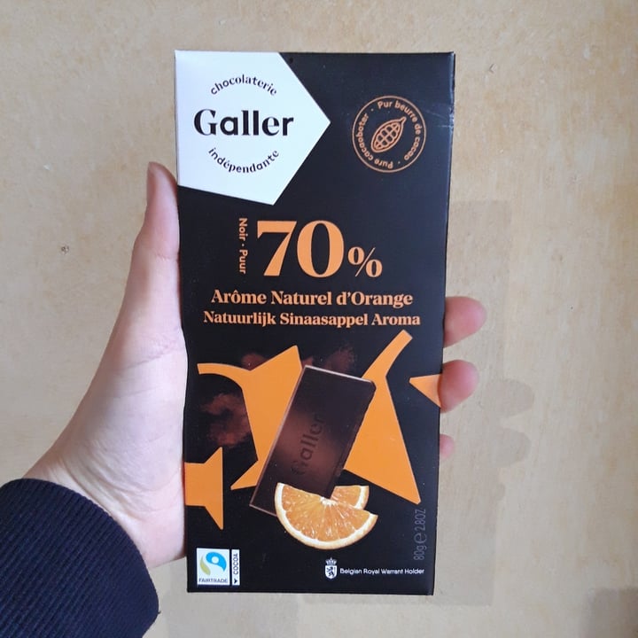 photo of Galler 70% Noir Puur Arôme Naturel D'orange shared by @ggiorgia on  22 Feb 2024 - review