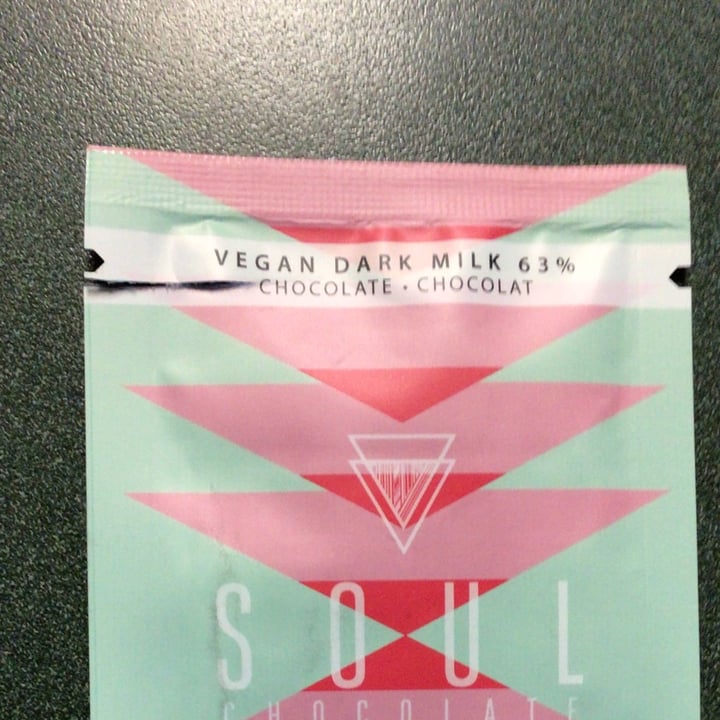 photo of Soul chocolate Vegan Dark Milk 63% shared by @katballou on  09 Nov 2023 - review