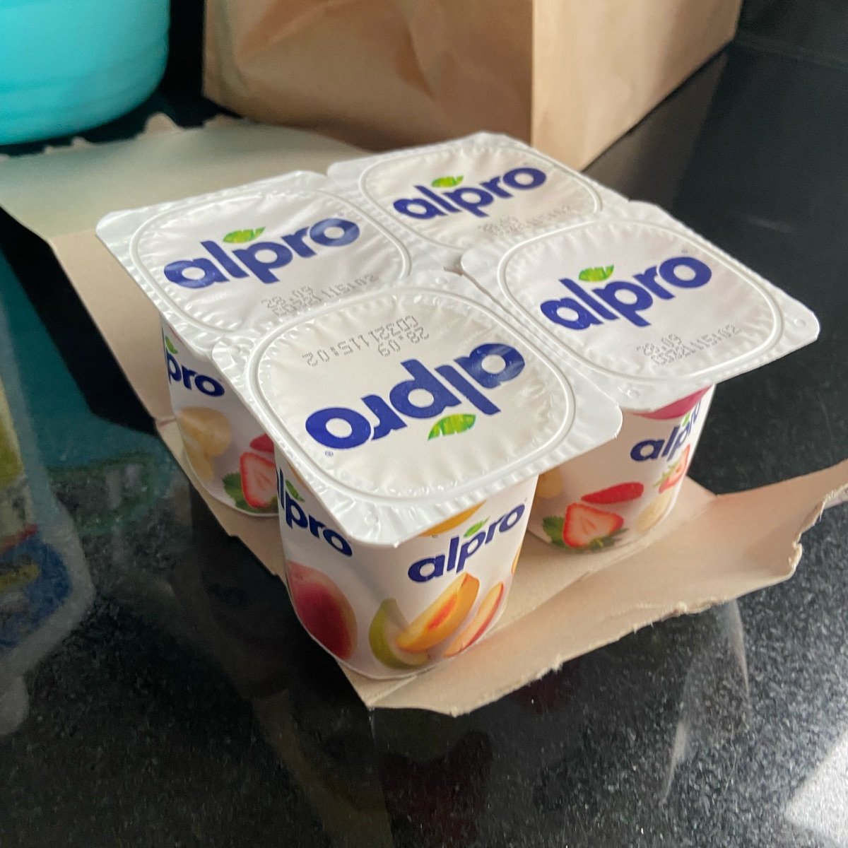 Alpro 2X Strawberry & Banana 2X Peach & Pear Yogurt Reviews abillion