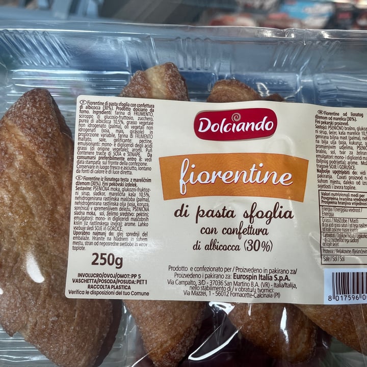 photo of Dolciando Fiorentine Di Pasta Sfoglia, Con Confettura Di Albicocca shared by @aldoveg on  31 Jan 2024 - review