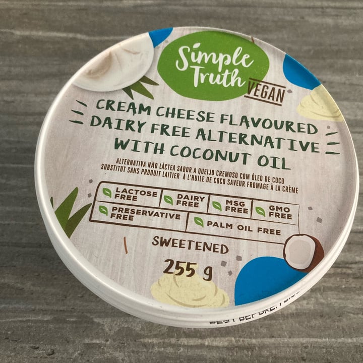 photo of Simple Truth Dairy Free Cream Cheese Style Spread shared by @maesti on  17 Mar 2025 - review