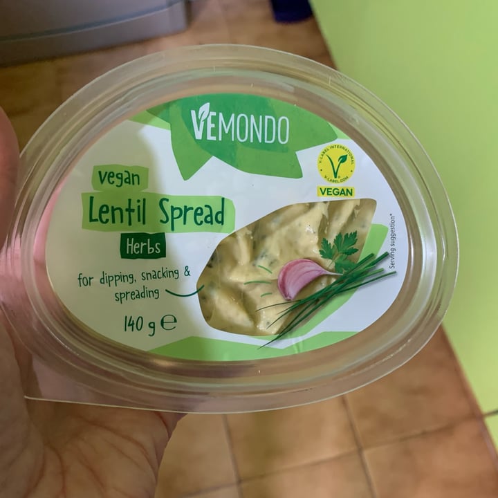 photo of Vemondo Lentil Spread Herbs shared by @coloratantonella on  16 Sep 2023 - review