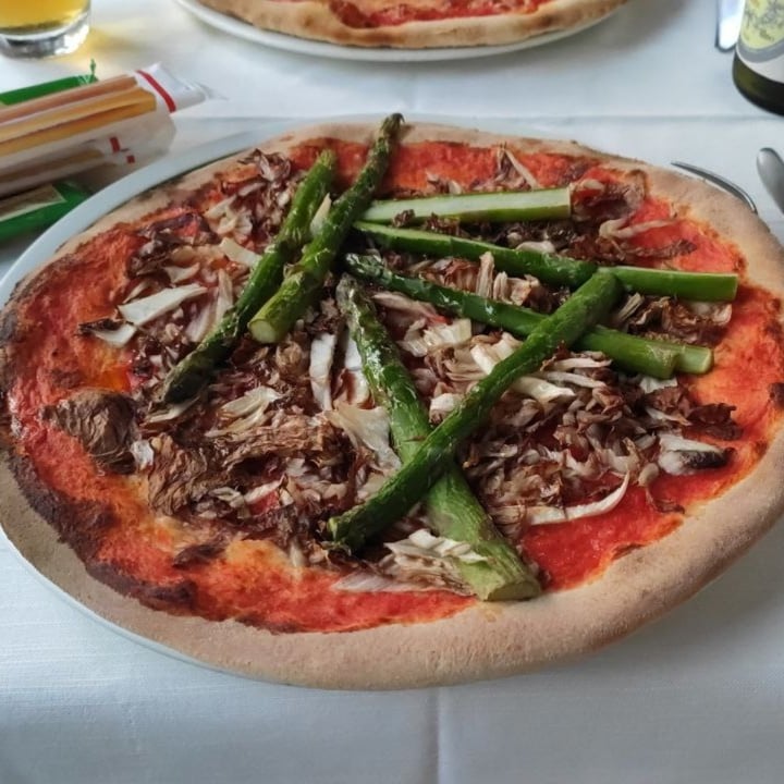 photo of Ristorante Il Delfino Via Scrivia 5 Milano Pizza Asparagi e Cipolla shared by @magnoliabianca on  08 Dec 2023 - review