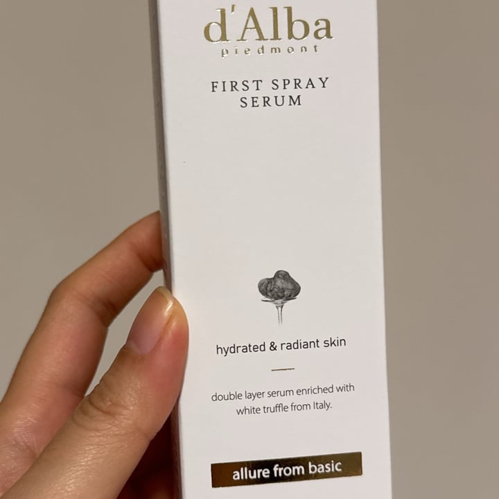 photo of D’alba First Spray Serum shared by @greenbovine on  26 Apr 2024 - review