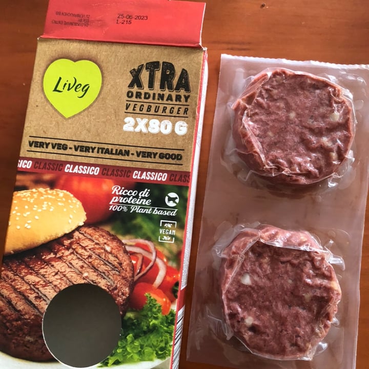 photo of Liveg Xtra Ordinary Vegburger Classico shared by @eterella on  12 Sep 2023 - review