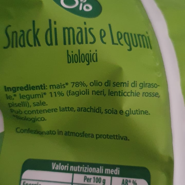 photo of Bio iN's Snack di mais e legumi shared by @francescarest on  20 Mar 2024 - review