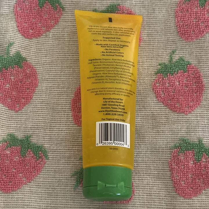 photo of Lily of the Desert Aloe Vera Gelly Soothing Moisturizer shared by @sweetdoe37 on  13 Apr 2024 - review