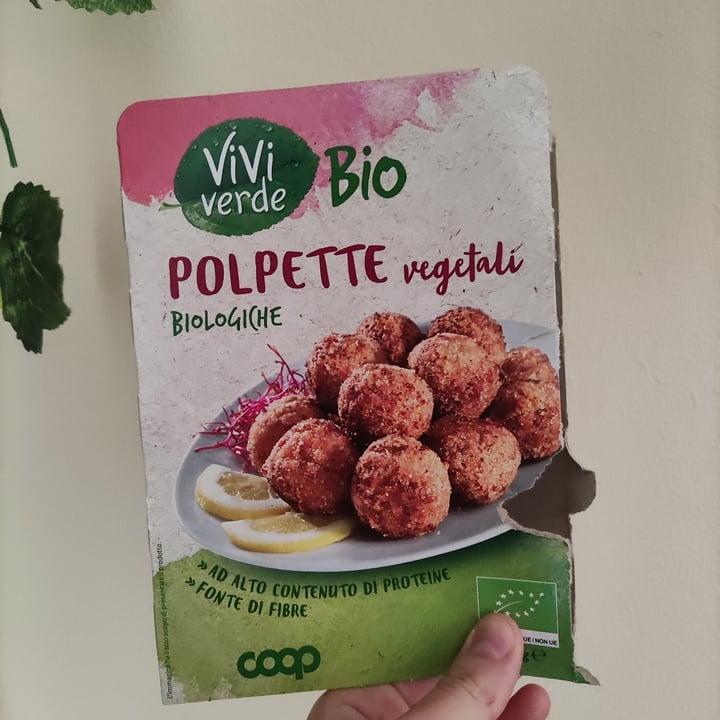 photo of Vivi Verde Coop polpette vegetali biologiche shared by @elivegg on  04 Apr 2025 - review