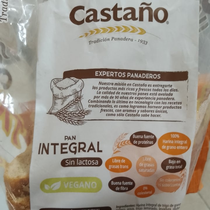 photo of Castaño Pan De Molde Integral shared by @nattshippie on  21 Oct 2023 - review