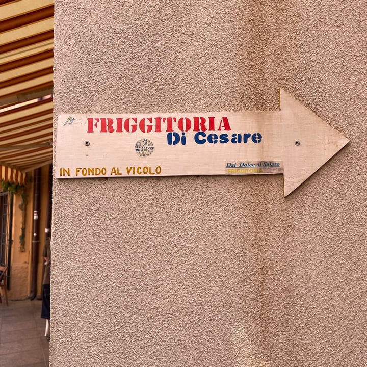photo of Di Cesare Dal dolce al salato panissa fritta shared by @veganredvelvet on  07 Sep 2025 - review