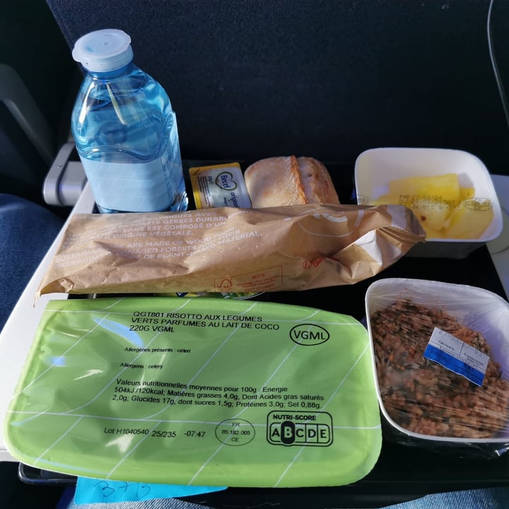 photo of Air France pasto vegan risotto alle verdure shared by @aili59 on  29 Mar 2024 - review