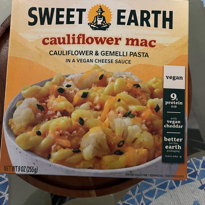 photo of Sweet Earth Cauliflower Mac shared by @veganforlife2023 on  22 Oct 2023 - review