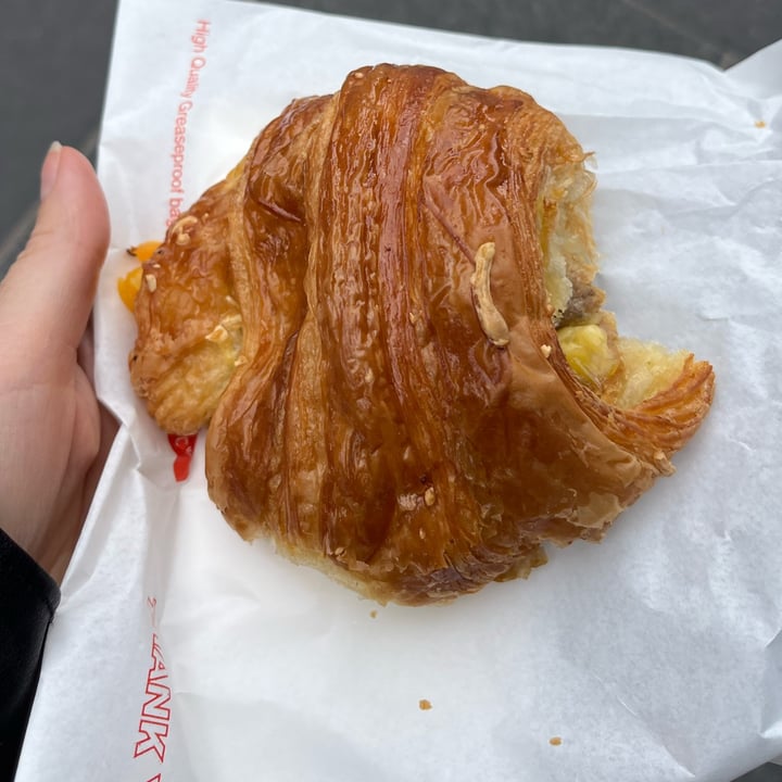 photo of TheDorkyFrench vegan bakery Cheeze And Ham Croissant shared by @devon0 on  13 Apr 2024 - review