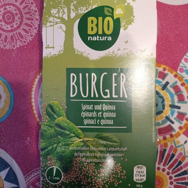 photo of Bio Natura Burger spinaci e quinoa shared by @arielasalcini on  20 Jan 2024 - review