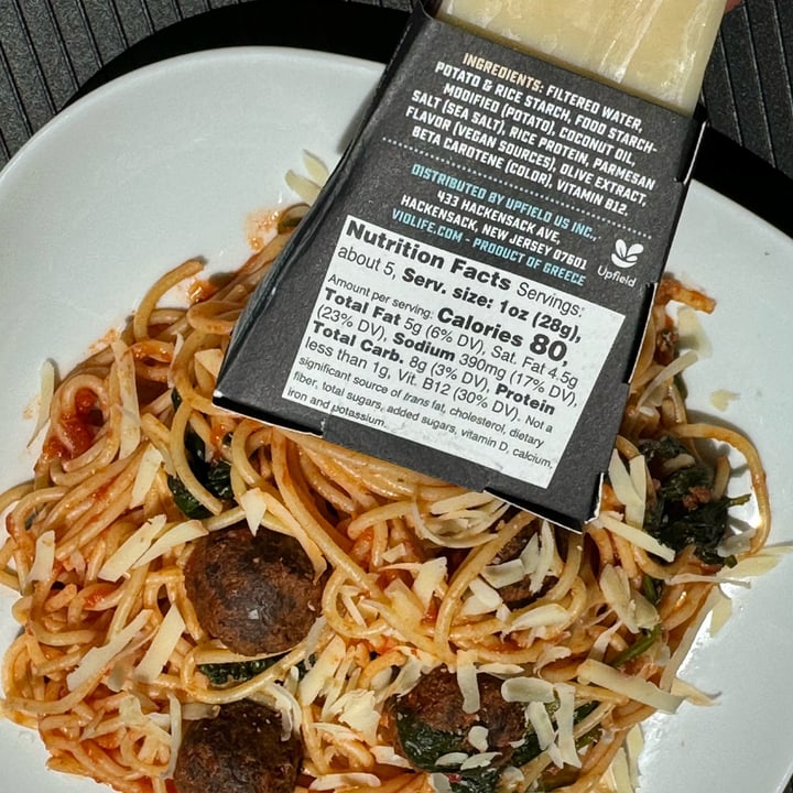 photo of Violife just like parmesan shared by @berryveganplanet on  20 Jun 2024 - review