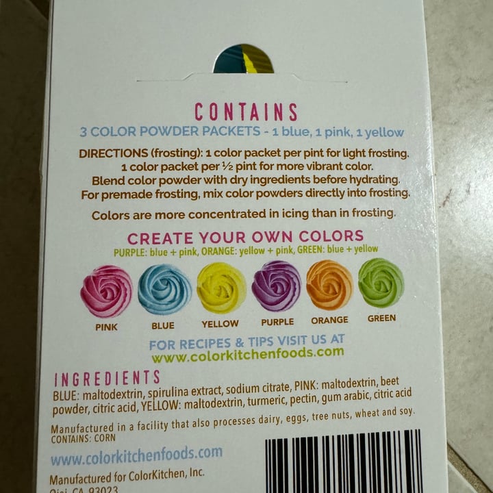 photo of Color kitchen Food Colors shared by @clarec36 on  11 Oct 2024 - review