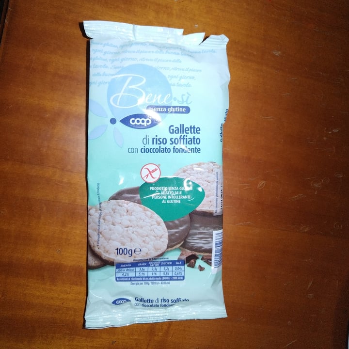 photo of Benesi Coop gallette di riso con cioccolato fondente shared by @vick16 on  28 Jan 2024 - review