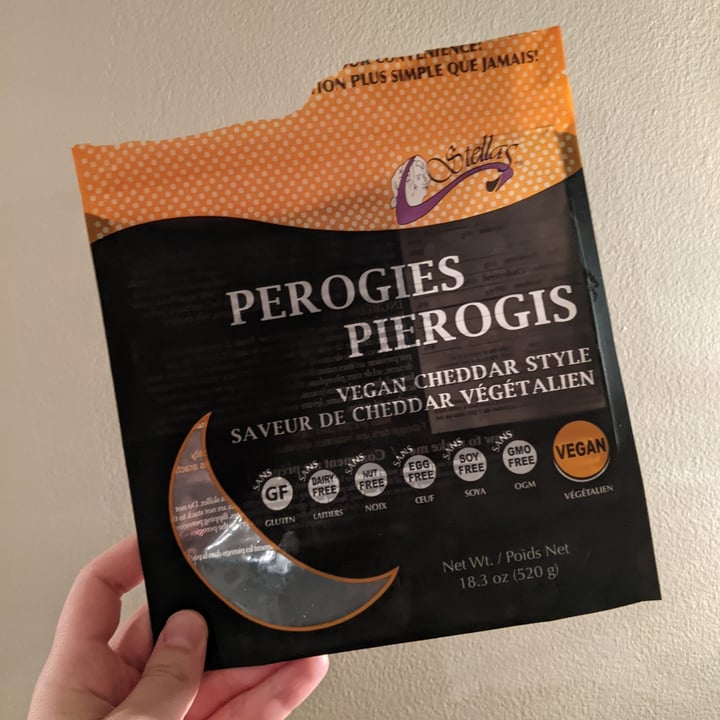 photo of Stella's Perogies Vegan Cheddar Style Perogies shared by @lauramagnan77 on  16 Oct 2023 - review