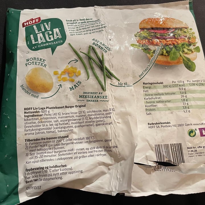 photo of Hoff LIV GAGA VEGETARBURGER ORIGINAL shared by @melissa80 on  29 Aug 2025 - review