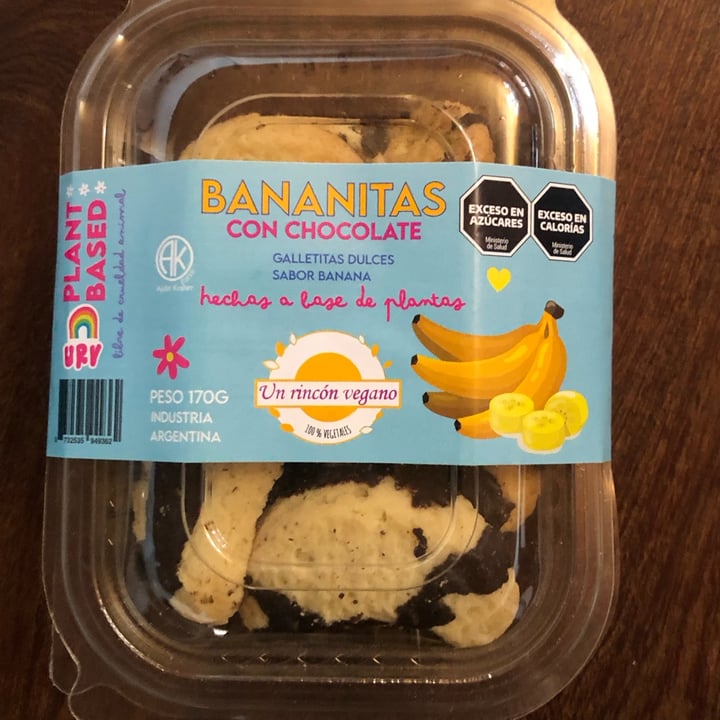 photo of Un Rincón Vegano Bananitas con chocolate shared by @aylugiussi on  29 Feb 2024 - review