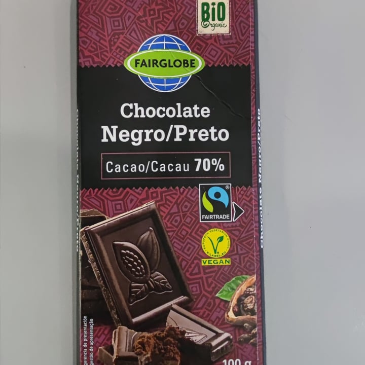 photo of Fairglobe Bio Chocolate Negro 70% shared by @kinggorilla on  15 Dec 2023 - review