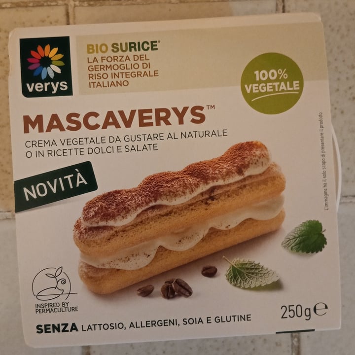 photo of Verys Mascaverys Mascarpone vegan mascaverys shared by @-fede on  03 Feb 2025 - review