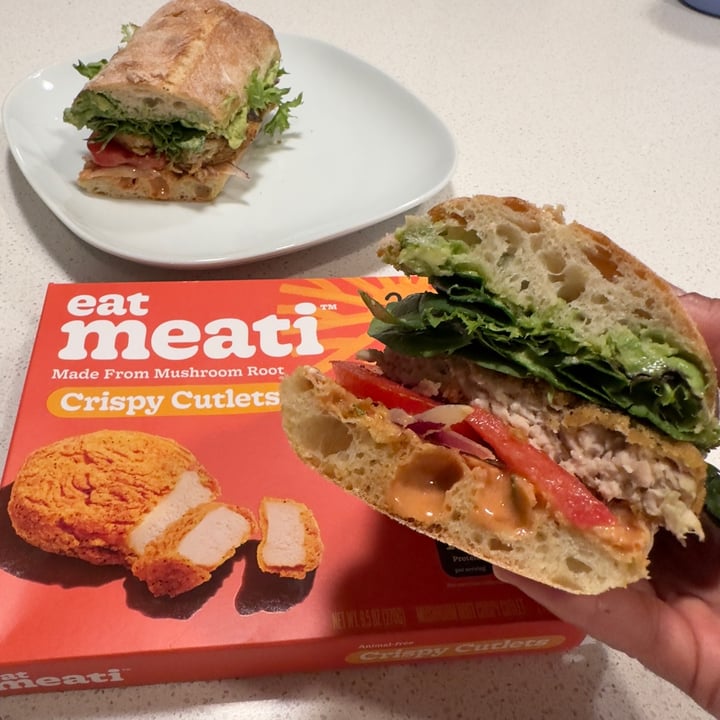 photo of Meati Crispy Cutlets shared by @berryveganplanet on  22 Sep 2023 - review
