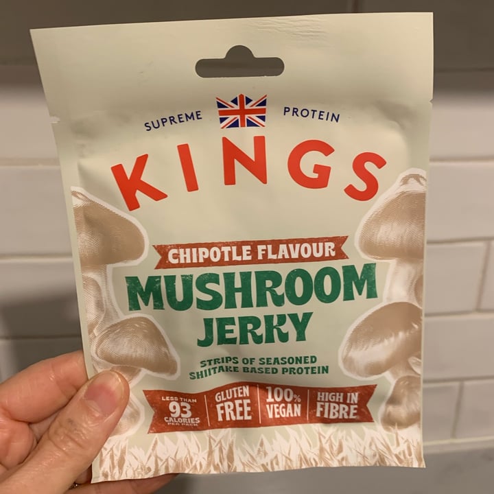 photo of Kings Mushroom Jerky Chipotle Flavour shared by @lamaryvegana on  22 Feb 2024 - review