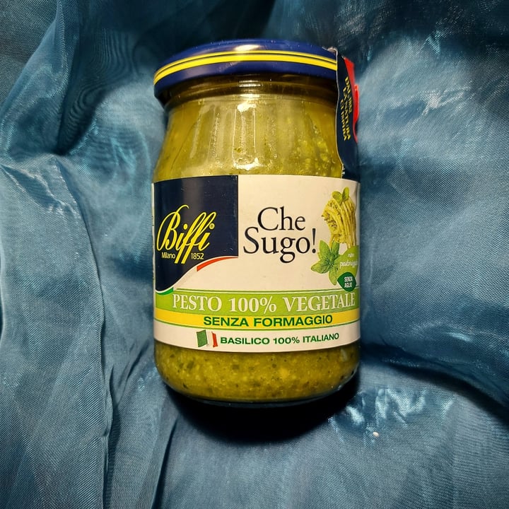 photo of Biffi Che Sugo! Pesto 100% Vegetale Senza Formaggio Jar shared by @sandraz on  21 Jun 2024 - review