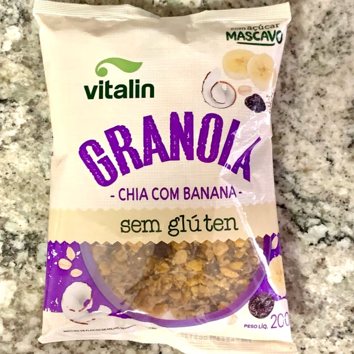 photo of Vitalin granola Chia Com Banana shared by @vimauro on  19 Sep 2023 - review